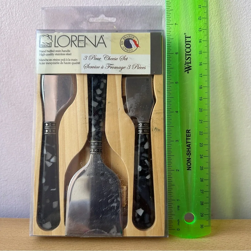 Lorena Brand New Cheese Board Serving Set 3 Pieces